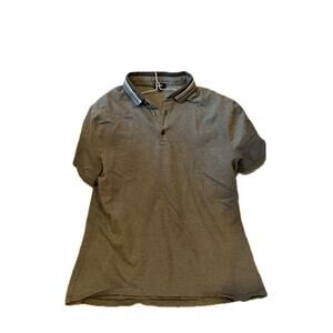 Express Brown Polo/Golf Shirt Mens L